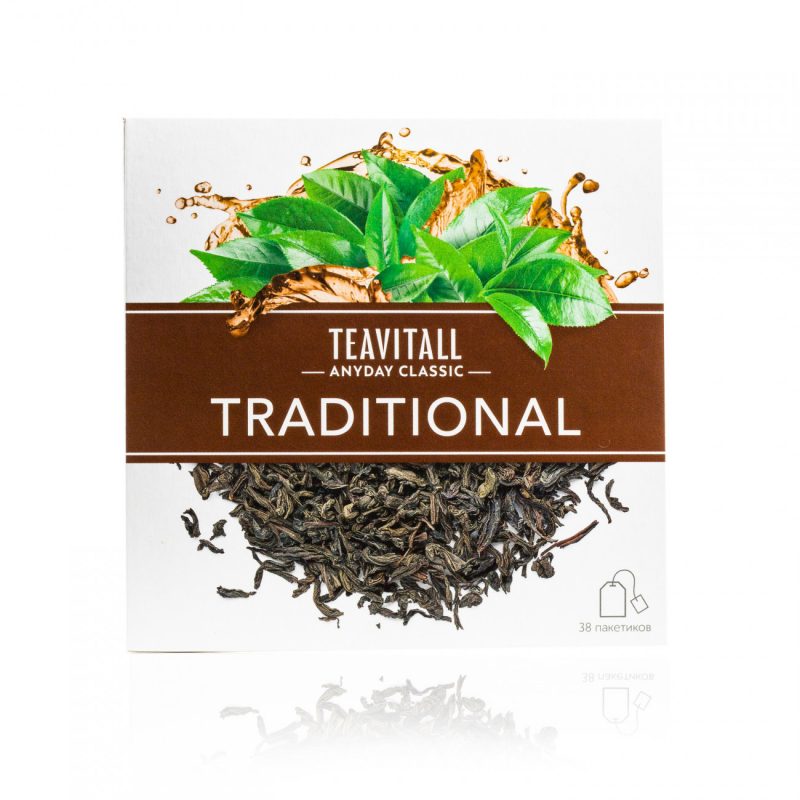 Чай черный TEAVITALL ANYDAY CLASSIC «Традиционный», 38 фильтр-пакетов